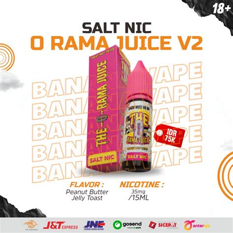 Jual Liquid The O Rama V2 Saltnic 15ml Peanut Butter Jelly Toast