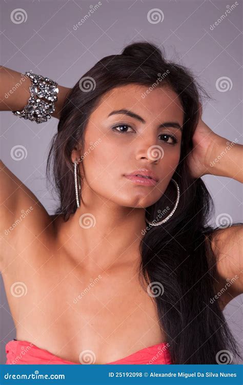 Beautiful And Sensual Latin Woman Stock Photo Image Of Person