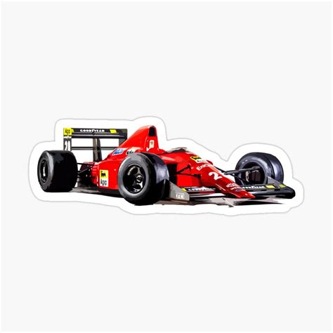 1989 640 F1 89 F1 Car Sticker By Fromthe8tees