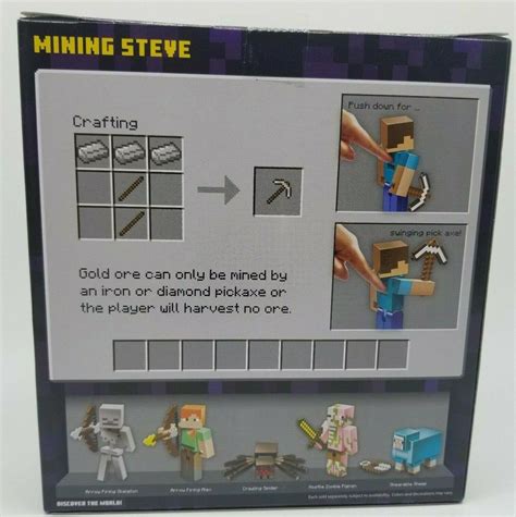 Minecraft Steve With Pickaxe Basic Figure 2103169738