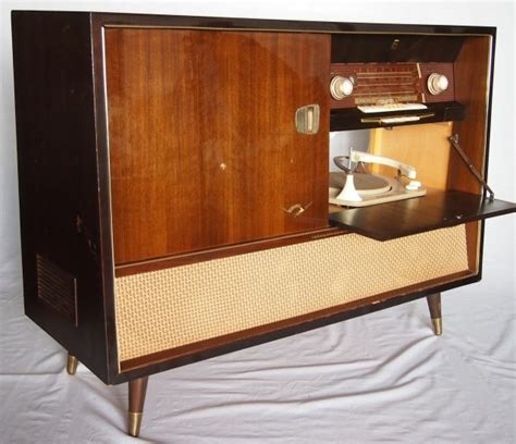 Grundig Majestic Console Stereo 1950′s Mad Mod Style Vintage