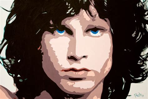 Jim Morrison Light My Fire Premium Quality Canvas Wall Art Etsy