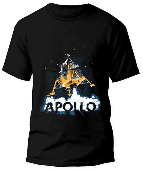 Camiseta Missão Apollo Lua Nasa
