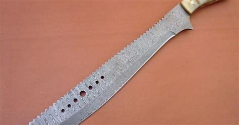 Custom Damascus Steel Tanto Knife Ram Horn Imgur
