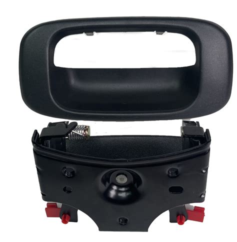 Tailgate Handle And Bezel Trim Kit With Rod Clips Compatible With 1999