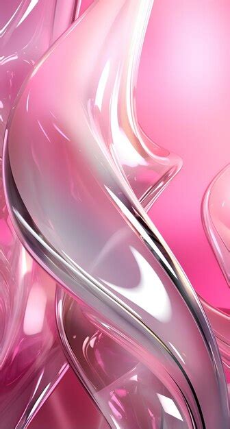 Premium Photo Pink And Silver Abstract Background