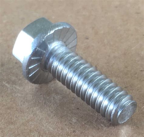 14 20 Stainless Steel Serrated Flange Bolt For Bonilla Seed Tab