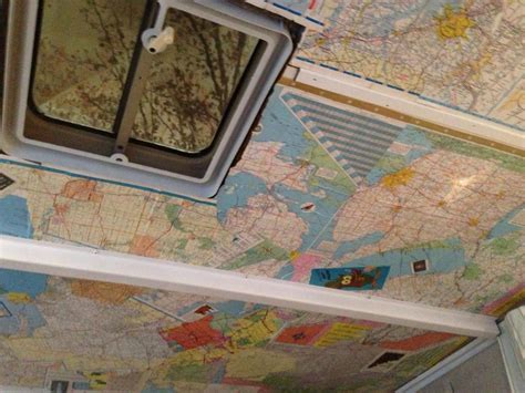 8 Ways To Decorate Your RV And Camper With Maps