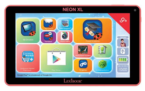 2015 New York Toy Fair Lexibook Presents The Lexitab Neon Xl Tablet