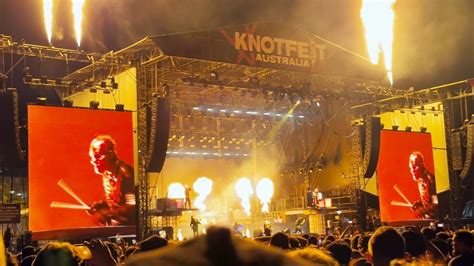 Slipknot Live Knotfest Brisbane 2023 Spit It Out Youtube