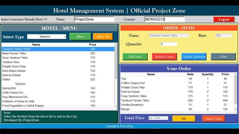 Hotel Management System Using Python Free Source Code Projects And