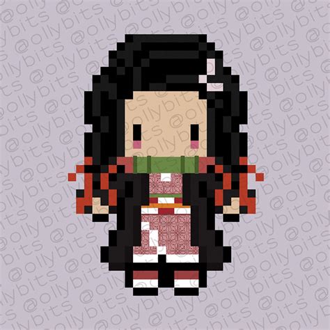 Pixel Art Anime Demon Slayer Images And Photos Finder