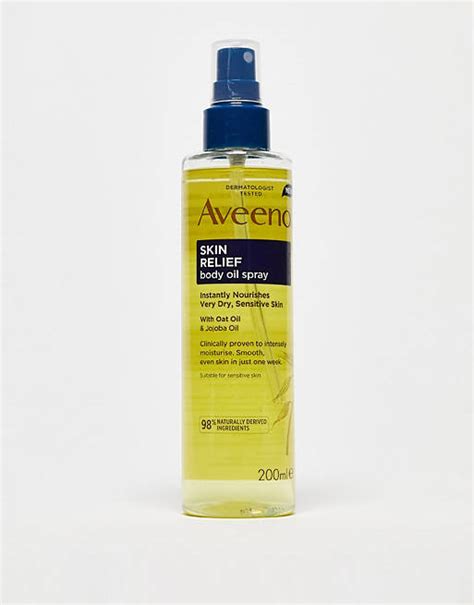 Aveeno Skin Relief Body Oil Spray 200ml Asos