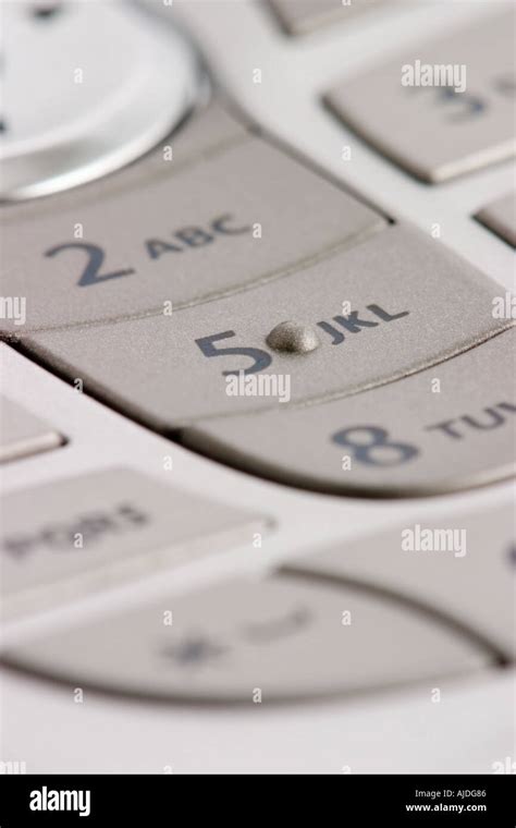 Mobile Phone Keys Stock Photo Alamy