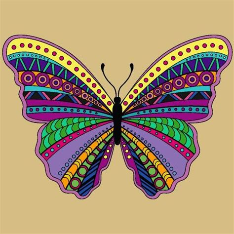Psychedelic Butterfly Art Drawings Drawings Psychedelic