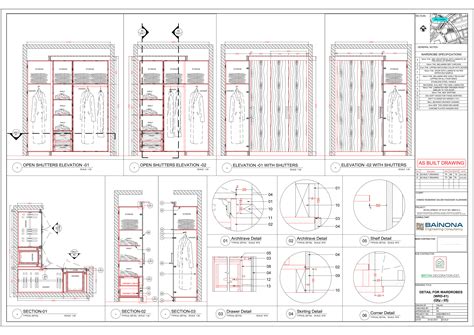 Update More Than 72 Wardrobe Detail Drawing Pdf Vn