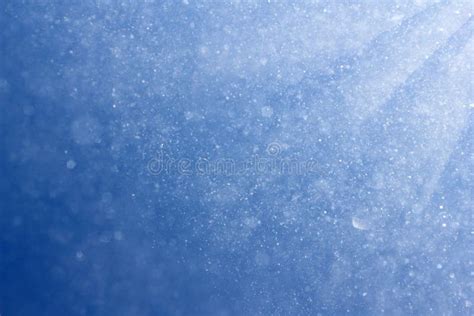 Winter Sky Blue With Snow And Sun Rays Stock Image Image Of Blue