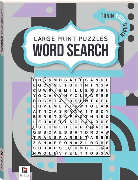 Large Print Word Search Book By Editors Of Thunder Bay Press Large