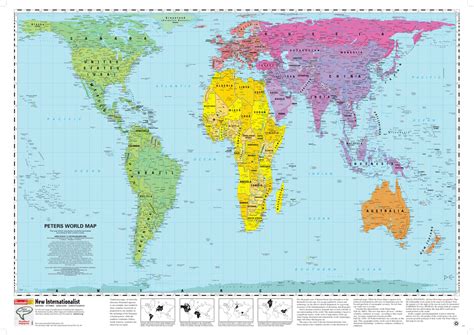 Mapa Mercator Y Peters Seo Positivo