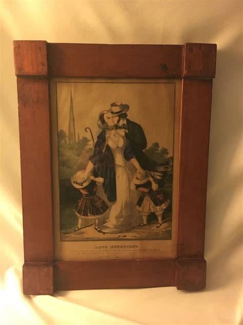 Currier And Ives Original Lithograph Love Etsy Currier And Ives