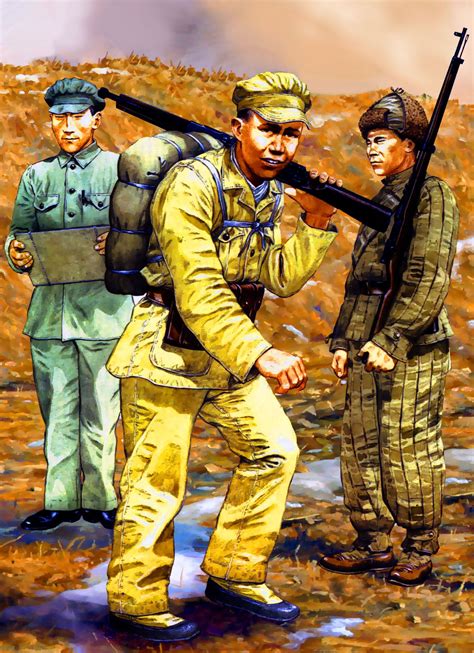 Chinese Peoples Liberation Army On Campaign Korean War Civil War