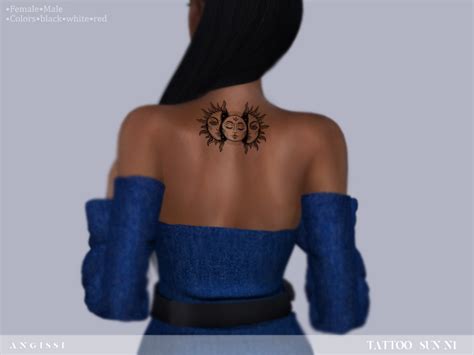 Tattoo Sun N1 By Angissi At Tsr Sims 4 Updates