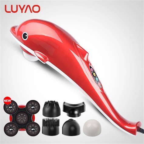Buy Luyao 6in1 Electric Dolphin Handheld Massager Vibration Infrared Neck Back