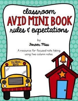 But the one factor that is consistent is that happy clubs are those whose members discuss and agree expectations. AVID Mini Rules and Expectations Book | Help teaching ...