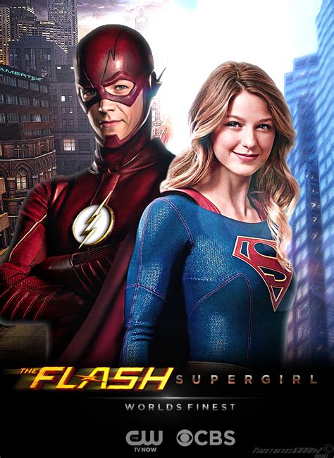 The Flash And Supergirl Tv Poster V2 By Timetravel6000v2 On Deviantart