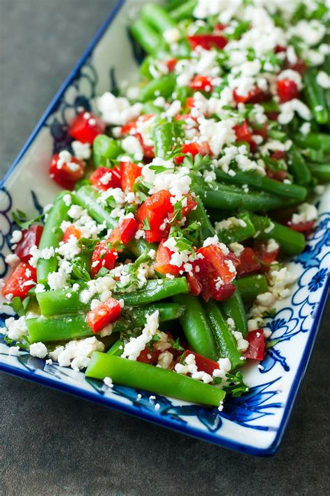 Greek Green Bean Salad Recipe Vegetarian Gluten Free