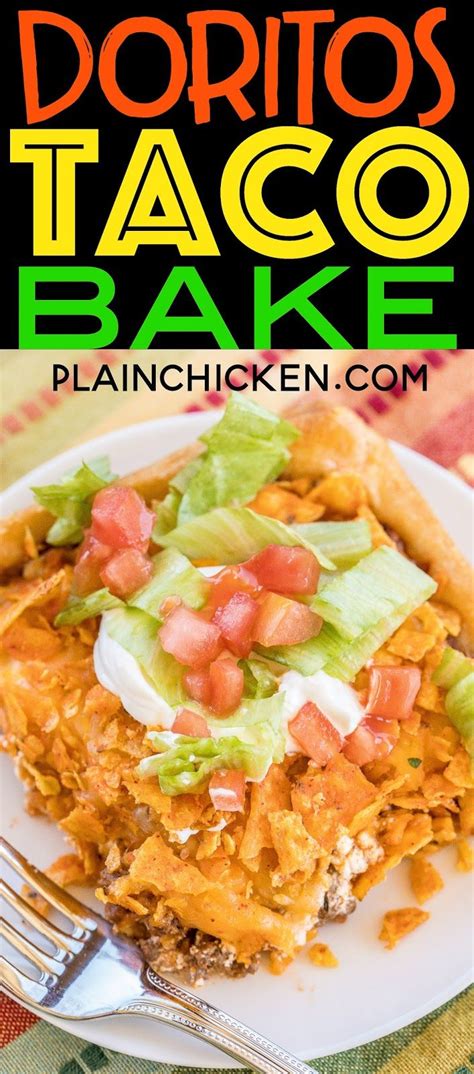 Beef nacho wrap ingredients seasoned beef rotel cheese grilled onions grilled peppers avocado tomatoes lettuce. Doritos Taco Bake - OMG! SO good! crescent rolls topped ...