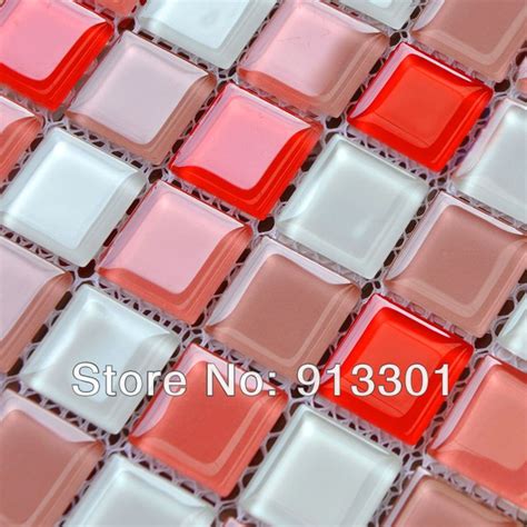 Glazed ceramic tile anthem™ embodies the minimalist effects of limestone with abstract movement in. Pink Mosaic Tiles Promotion-Online Shopping for ...