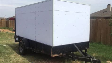 Why a camper instead of a van or rv? Homemade Enclosed Trailer Siding - Homemade Ftempo