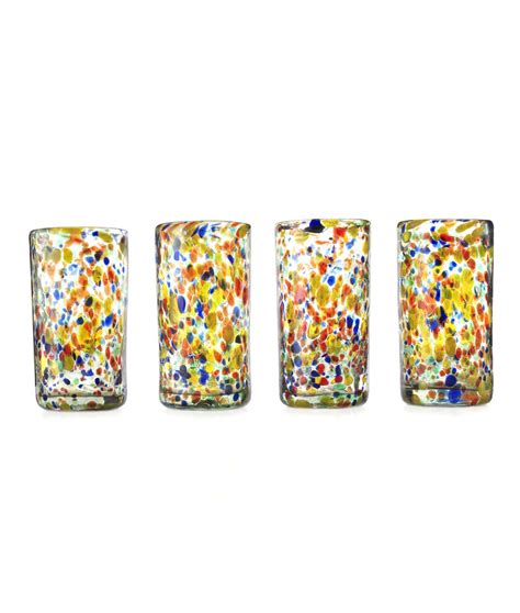 Artistic Uses Of Recycled Glass Colorful Recycled Glass Tumblers