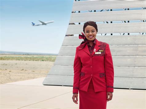 Kenya Airways Flight Attendant Uniform Fashion Flight Attendant
