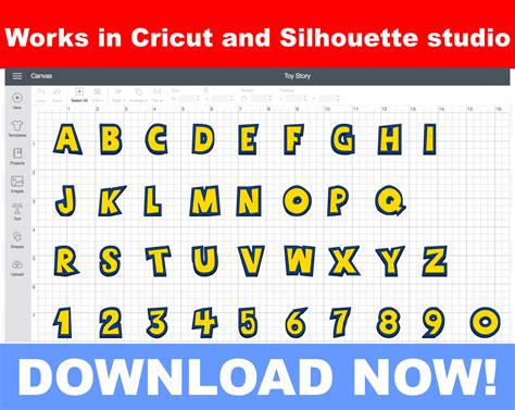 You can use this cut files for personal use. Toy Story, alphabet number and letters, Toy Story Logo ...