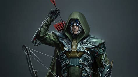 Injustice 2 Green Arrow War Suit 4k