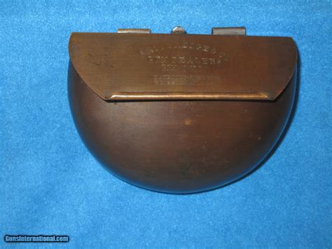 A Scarce Civil War B Kittredge And C0 Brass Cartridge Box For The