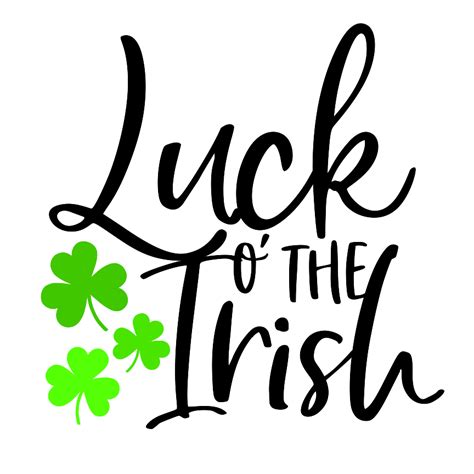 Luck O The Irish Svg Cutting For Business