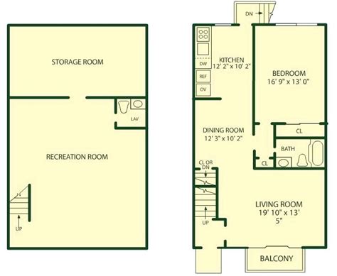 3 bedroom (s) 1 bathroom (s) 849 sqft. 1 Bedroom Basement Apartment Floor Plans | Decoration ...