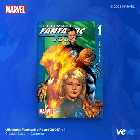 Marvel Digital Comics — Ultimate Fantastic Four 2003 1 Veve