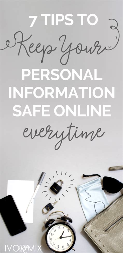 7 Tips To Keep Your Personal Information Safe Online Everytime ⋆