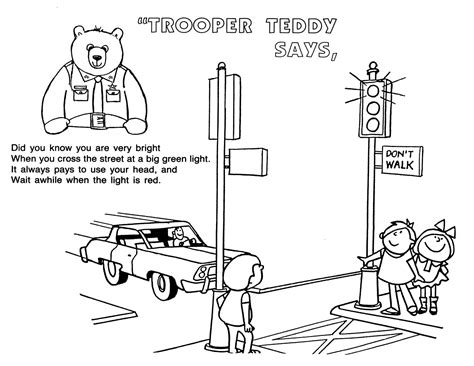 Choose your favorite coloring page and color it in bright colors. 16 Best Images of Road Safety Signs Worksheets - Traffic ...