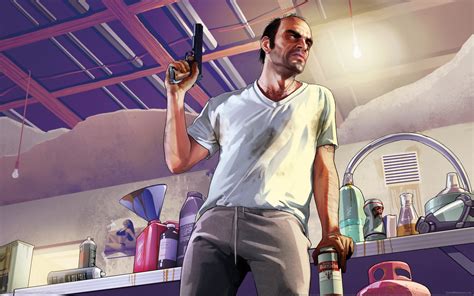 Download Trevor Philips Video Game Grand Theft Auto V Hd Wallpaper