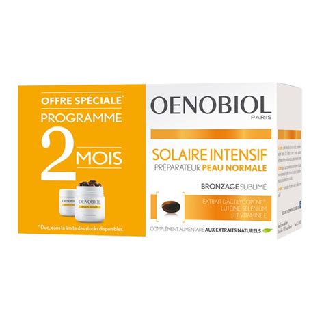 Oenobiol Sun Intensive Haut Normale 2 X 30 Kapseln