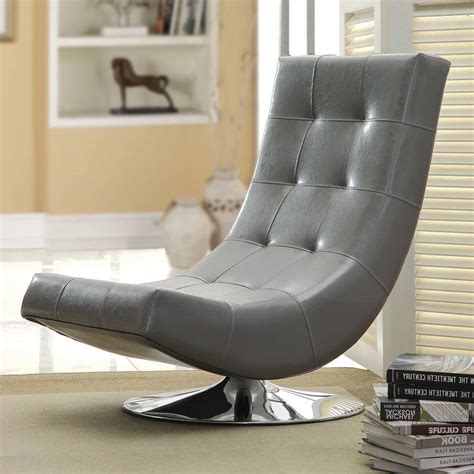 Swivel lounge chairs pair adrian pearsall craft associates a pair of simple and minimalist swivel lounge chairs. Swivel Lounge Chair | Leather swivel chair, Modern lounge ...