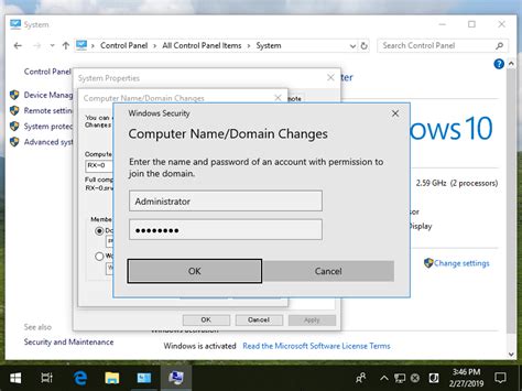 Windows Server 2019 Active Directory Join In Domain Server World