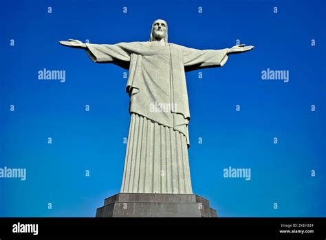 Brazil Rio De Janeiro Mount Corcovado With Statue Of Jesus Christ The Redeemer Cristo