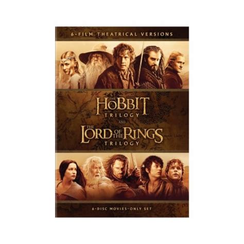 The Hobbit Trilogy And The Lord Of The Rings Trilogy Dvd 1 Ct