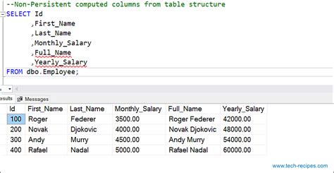 How To Use Computed Column In SQL Server